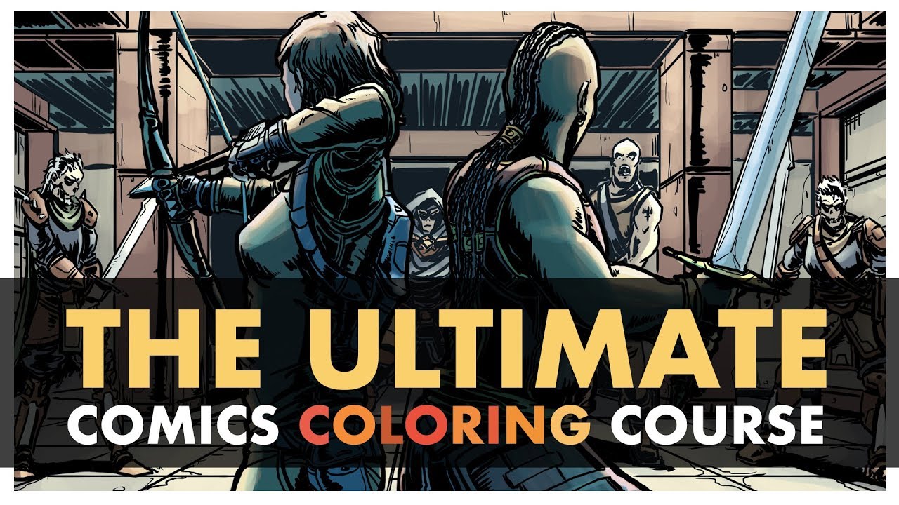 The Ultimate Comics Coloring Course!