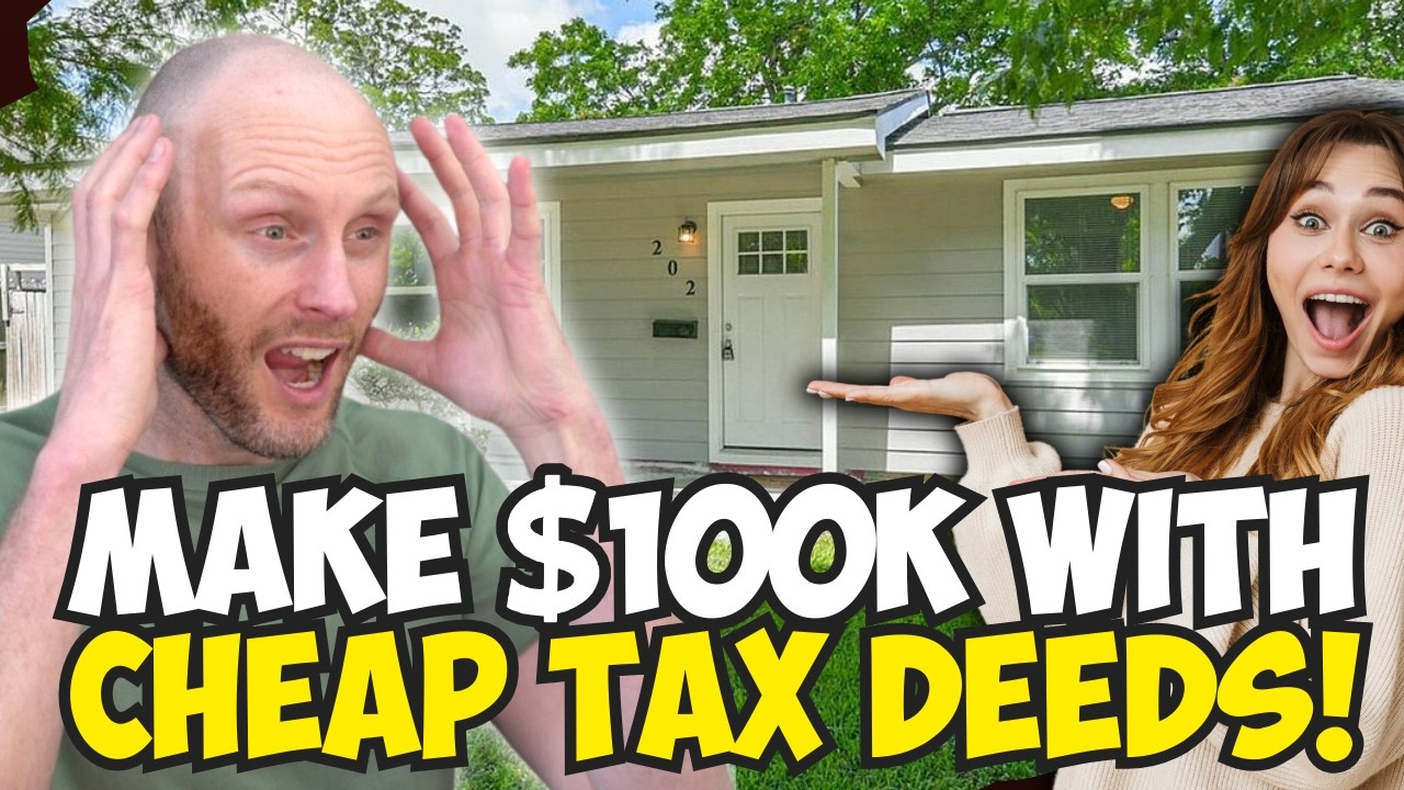 Make 100K With Cheap Tax Deeds! (Quick Steps)