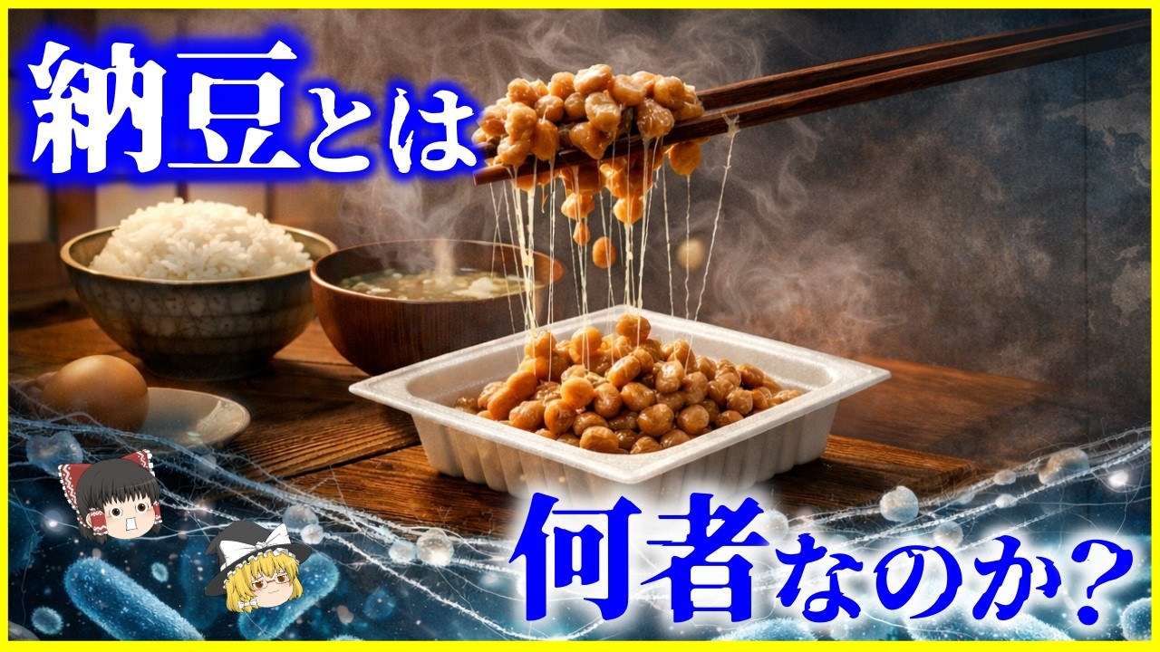 【ゆっくり解説】日本人だけが食べ続けた理由…「納豆」とは何者なのか？を解説/発酵と腐敗の境界線