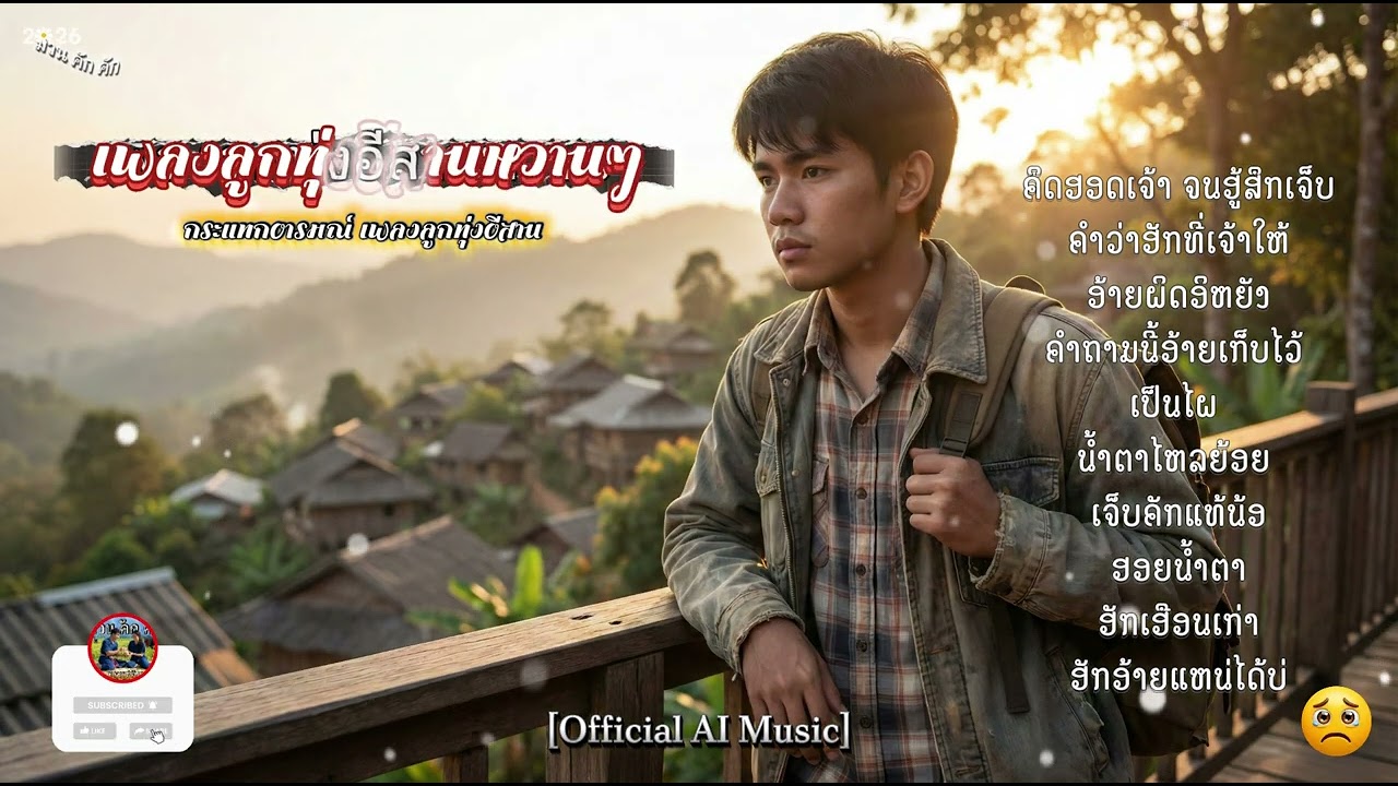 เพลงลูกทุ่งอีสานหวานๆ  ฟังต่อเนื่องยาวๆ [ Official Ai music ] #ม่วนคักคัก #เพลงลูกทุ่ง #เพลงอีสาน