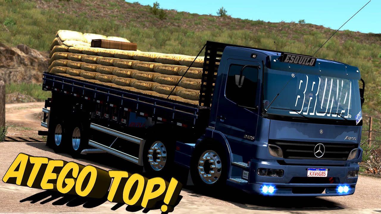 DANDO KM NO ATEGO QUARTO EIXO NA BATATA - PRESSÃO NO NORDESTE - MAPA DA BAHIA