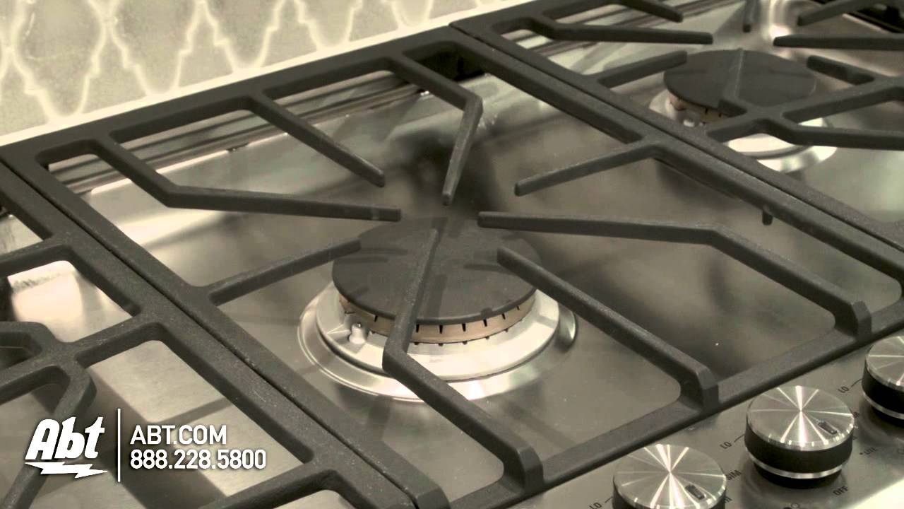 GE Monogram 36-inch Stainless Steel Gas Cooktop - ZGU385NSMSS