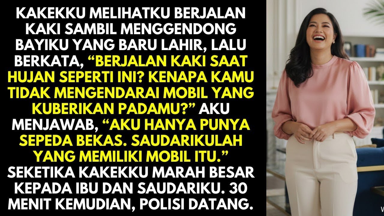KAKEKKU MURKA SAAT TAHU MOBILKU DIAMBIL SAUDARIKU, 30 MENIT KEMUDIAN POLISI DATANG