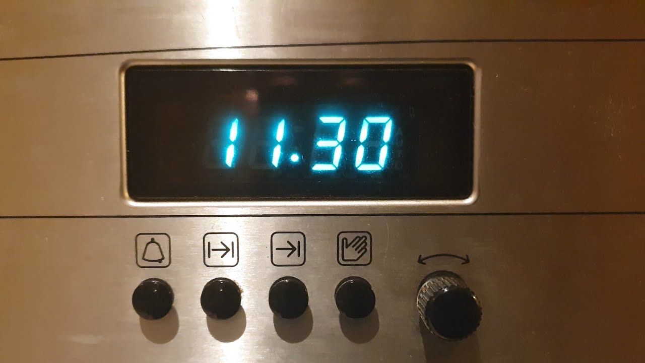 Как установить часы на духовке NEFF, Electrolux или Siemens