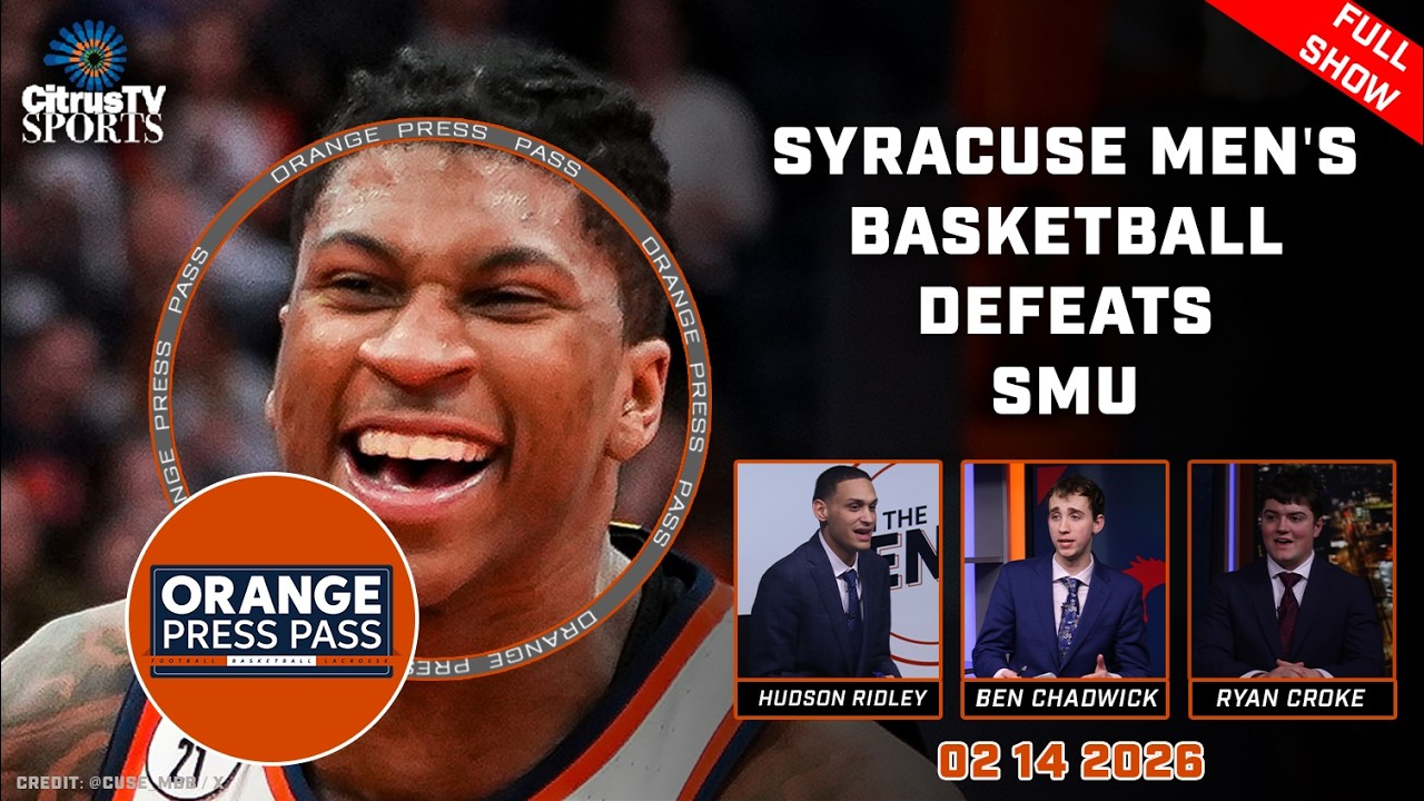 Game-Winner Lifts SU Men's Basketball Over SMU | Orange Press Pass Postgame | February 14th, 2026