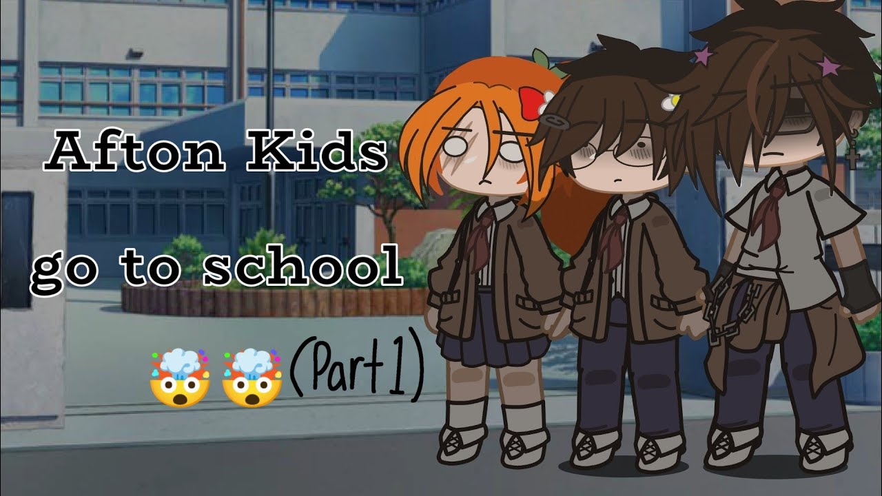 Aftons kids go to school 🤭‼️(1/2) |TW in description & video |