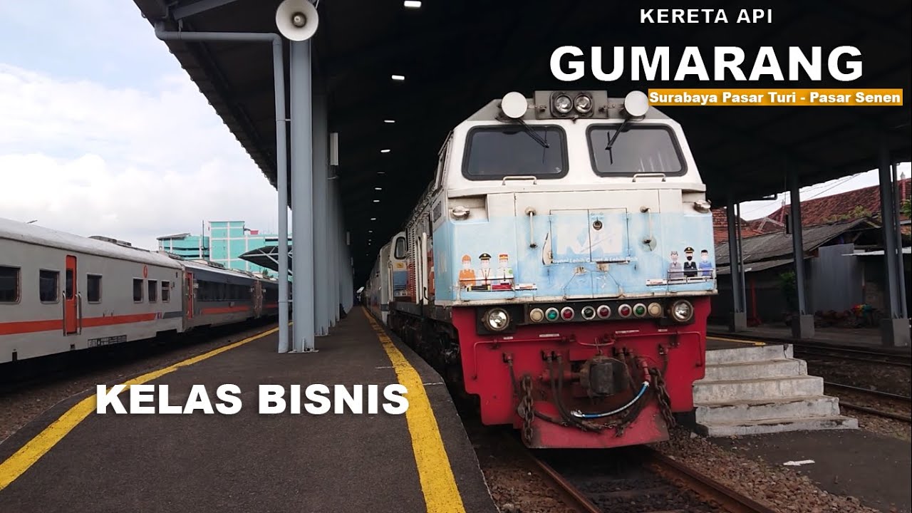 Edisi kangen kelas BISNIS | Trip Kereta Api Gumarang Surabaya - Jakarta