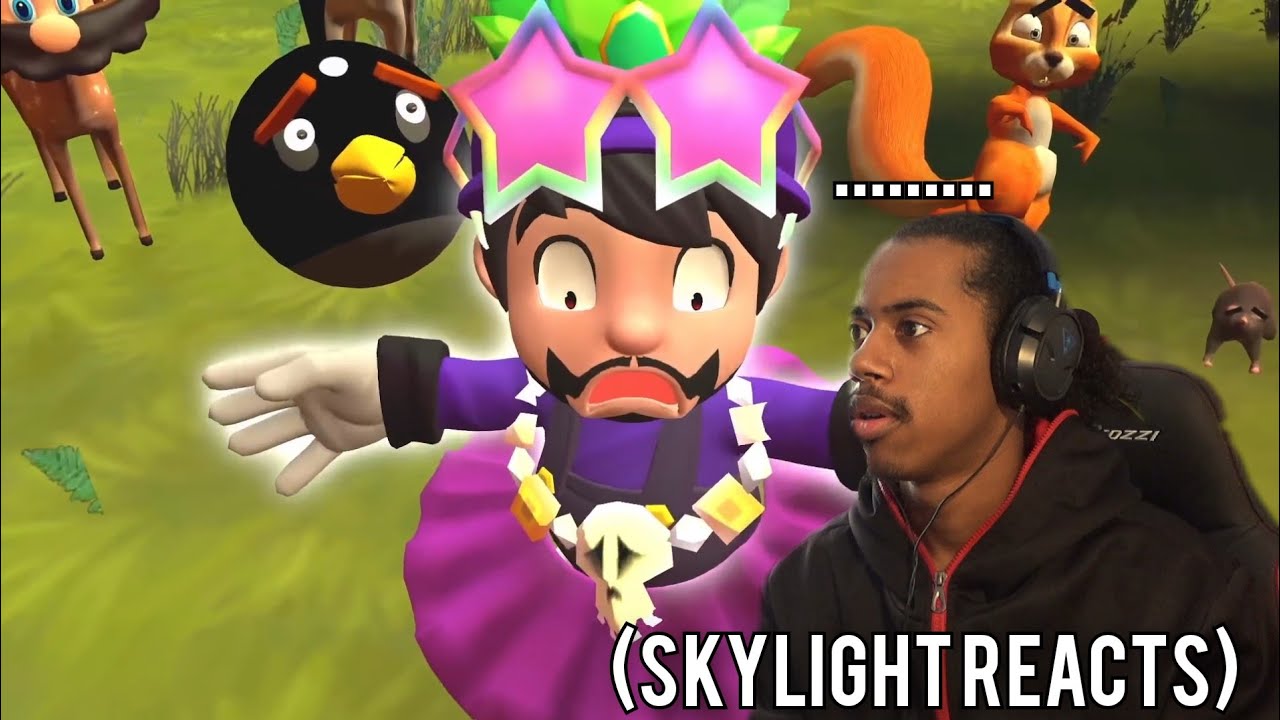 SMG3 что-то знает... о мистере Паззле! | Once Upon An SMG4 | (Skylight Reactions)