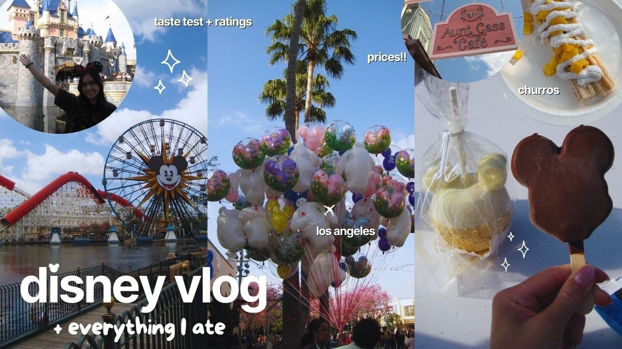 DISNEY DIARIES EP. 1 | rating cali adventure park foods with prices! ✨