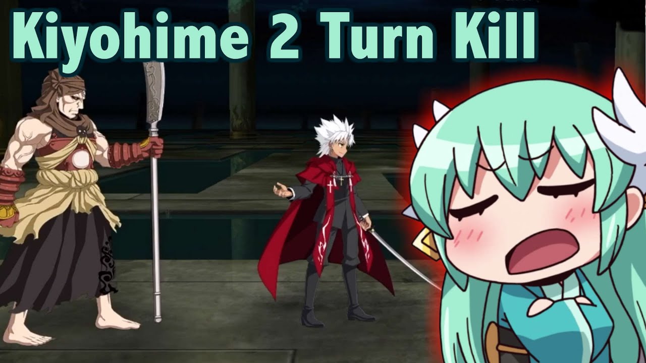 FGO [NA] Apocrypha challenge Quest - Kiyohime 2 Turn Kill