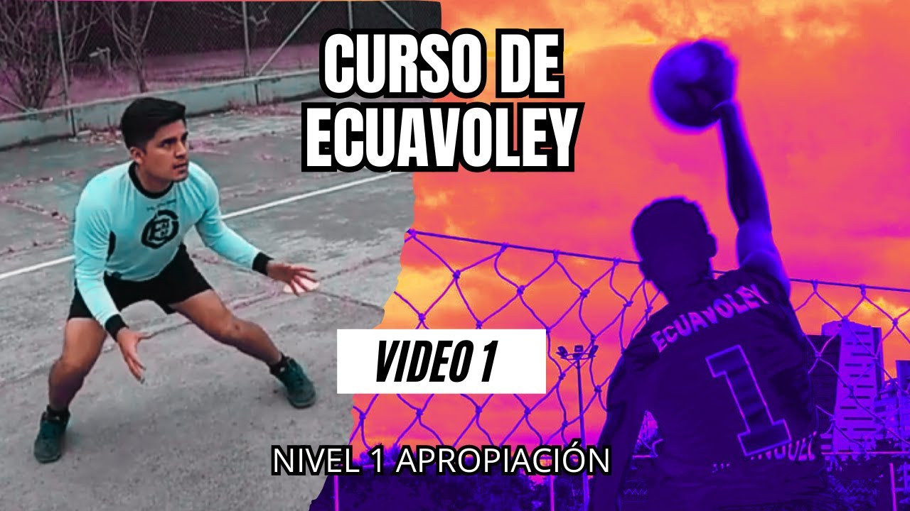CURSO ECUAVOLEY - Video #1: Posición Alerta / zancada / giro / desplazamientos