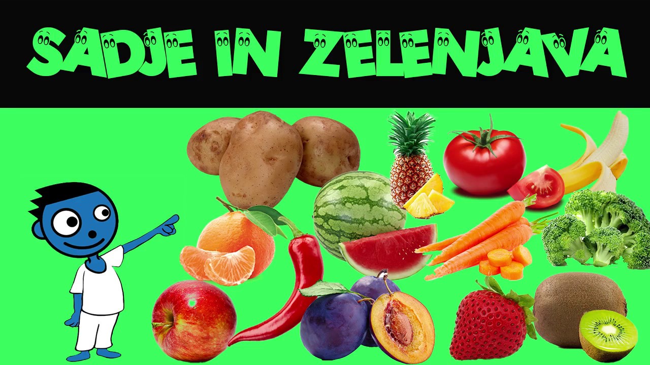 prepoznaj sadje in zelenjavo / učenje za otroke