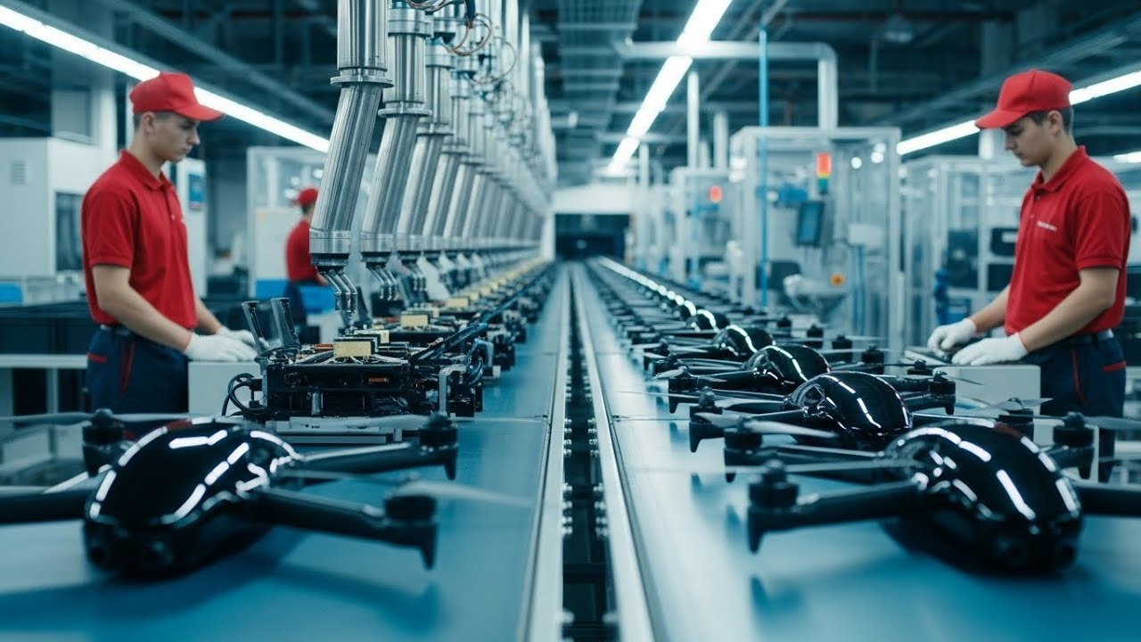 Inside the Factory: How Heavy-Lift Industrial Drones Are Made (Unstoppable Giants)