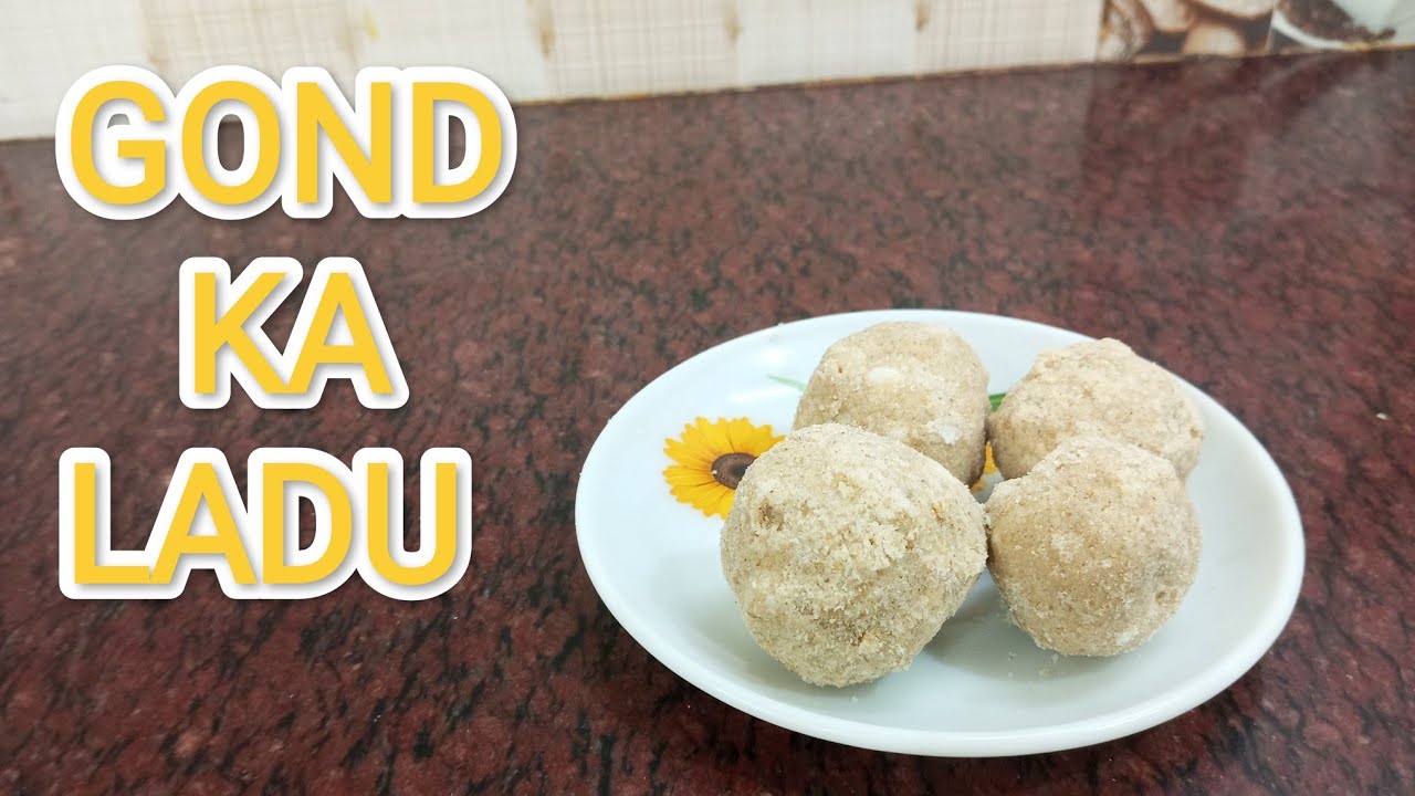 HOW TO MAKE GOND LADDU | PUSHPA KITCHEN | #laddu #cooking #kitchen #recipe