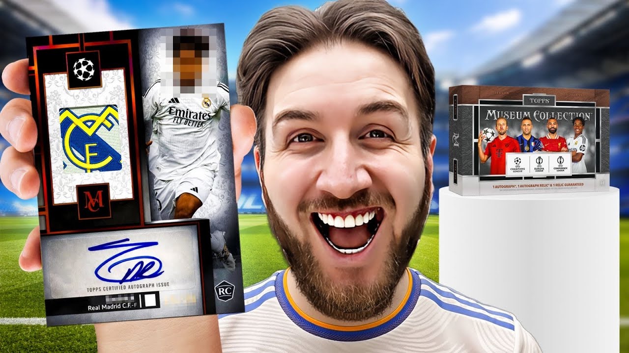 I Packed An INSANE ROOKIE PATCH AUTO From TOPPS Museum BOXES!