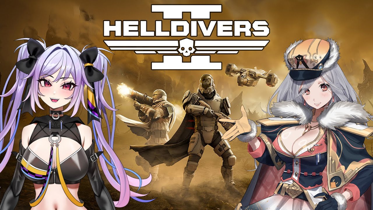 [HELLDIVERS 2] INTO THE CAVES HELLDIVERS iO ft. YunaVtuber