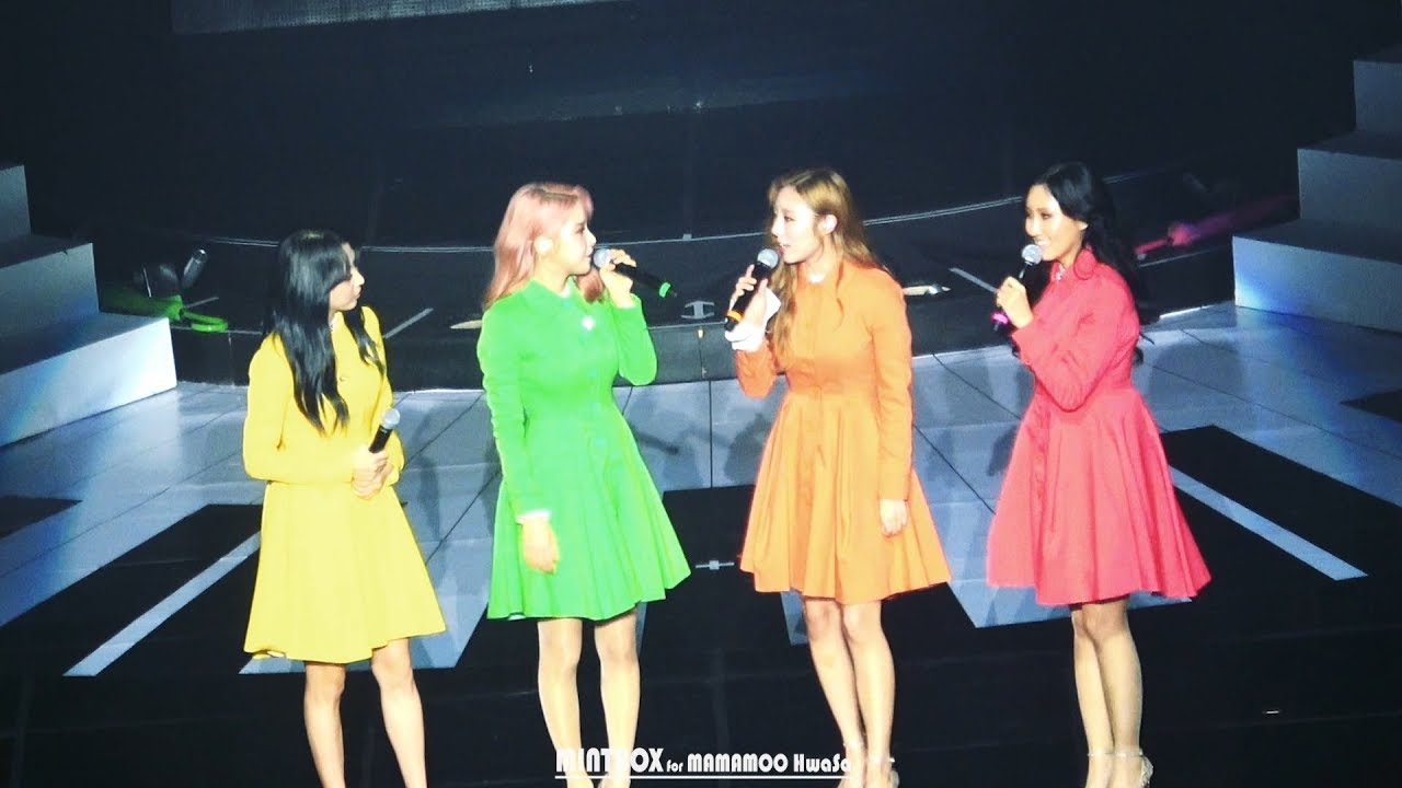 170819 무지컬 커튼콜 in 부산 마마무 오프닝인사+피아노맨 (Mamamoo  Fancam)