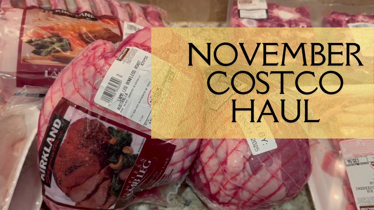Winter Pantry Prep - November 2025 Costco Haul