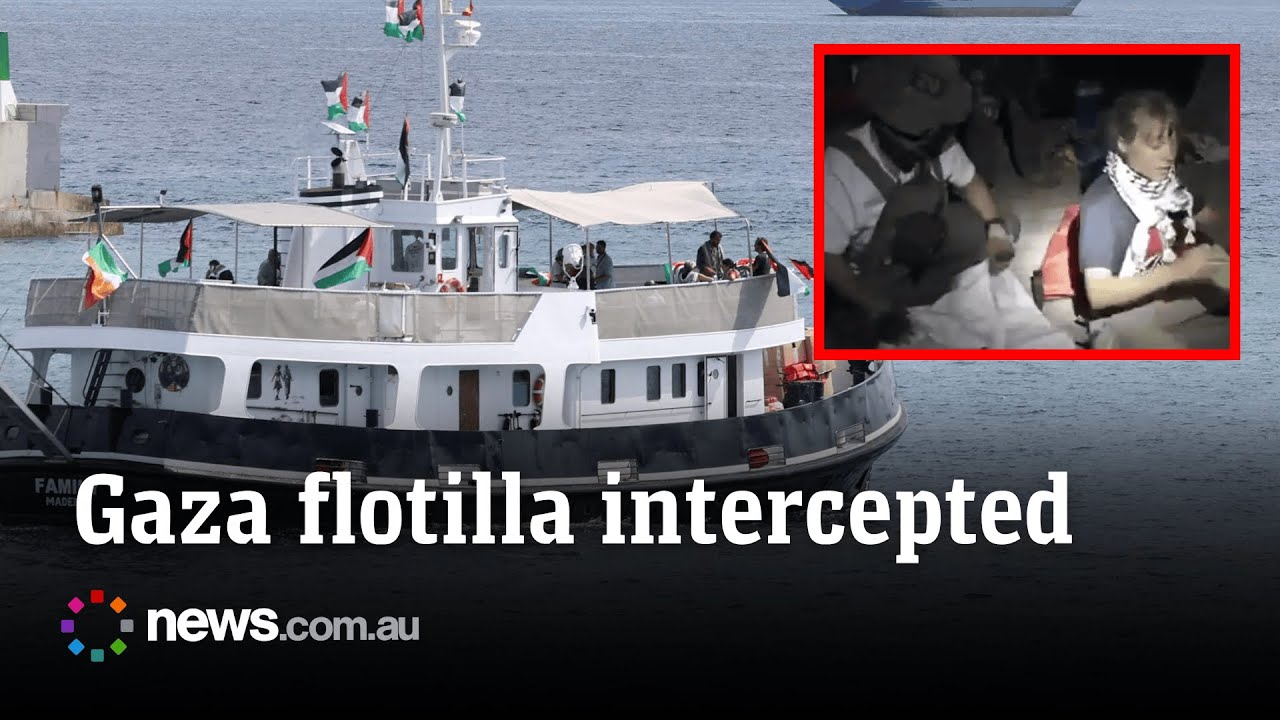 Greta Thunberg's Gaza aid flotilla intercepted by Israel