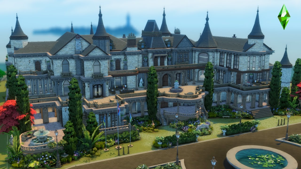 Royal Academy Pt. 1 || The Sims 4 Speed Build || Lofi Ambient Sounds || No CC