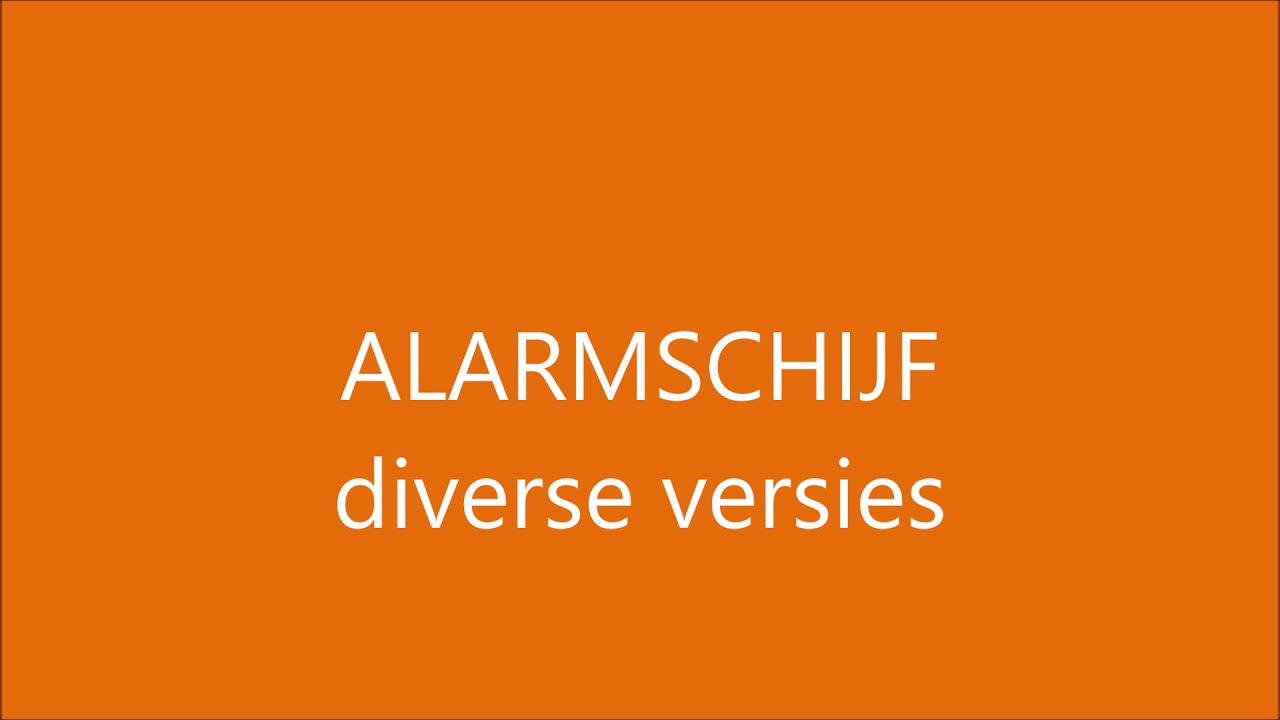 alarmschijf