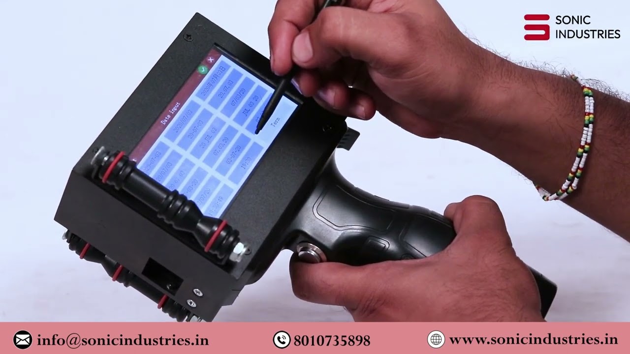 Sonic Industries 12.7mm Handheld Inkjet Printer 📞 Phone: 8010735898
