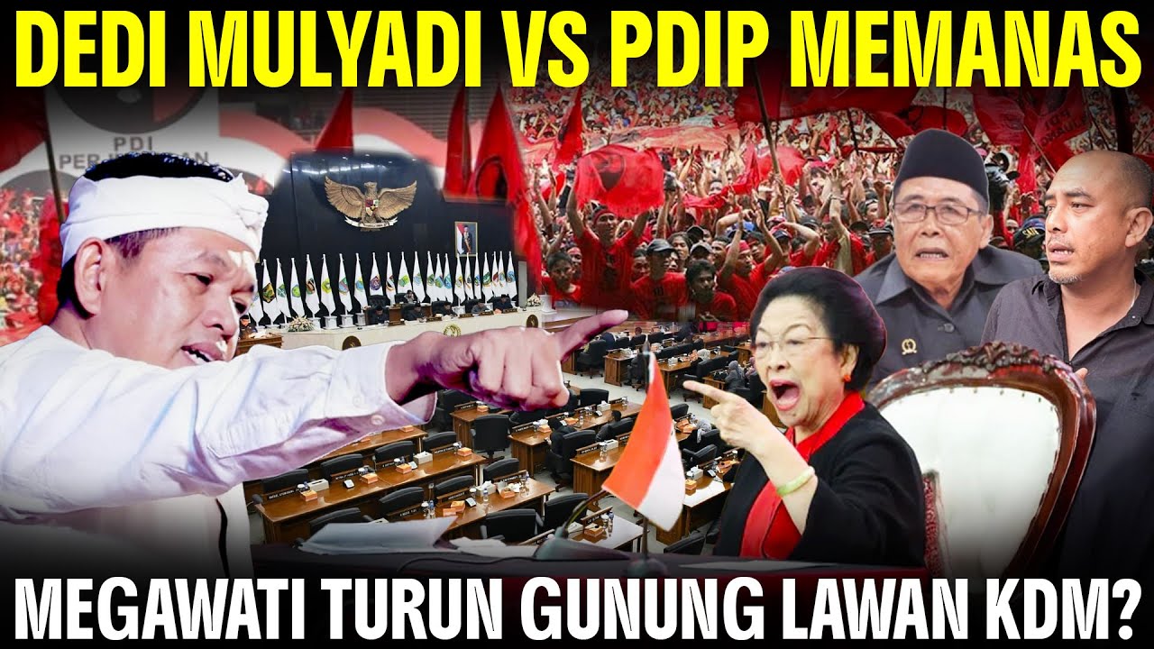KDM Dicintai Rakyak Dibenci PDIP!! Fakta Perseturuan Dedi Mulyadi vs DPRD Jabar Semakin Memanas