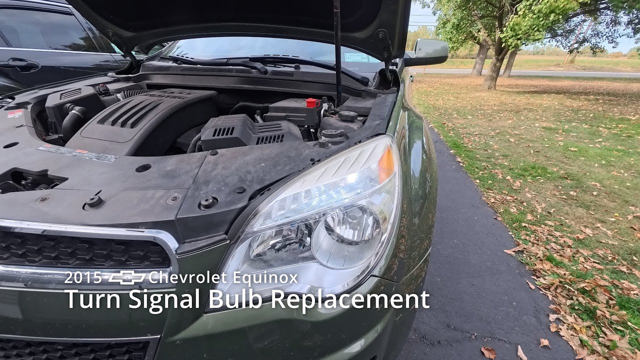 2015 Equinox Front Turn Signal Replace