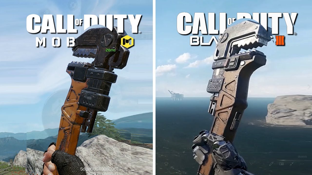 Call of Duty Mobile VS Call of Duty Black Ops 3 - Weapon Comparison