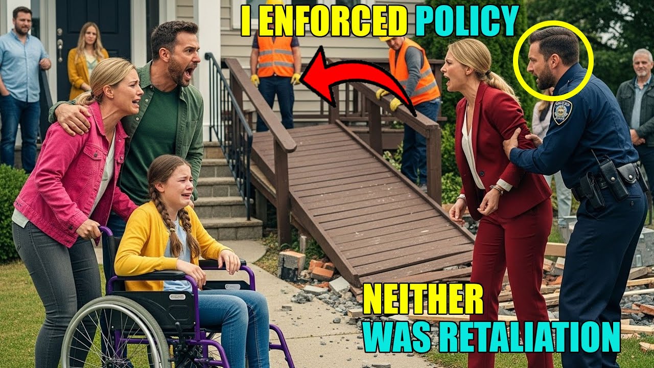HOA Karen Destroyed My Daughter’s Wheelchair Ramp Claiming It’s ILLEGAL.2 Days Later Karma Hit Hard
