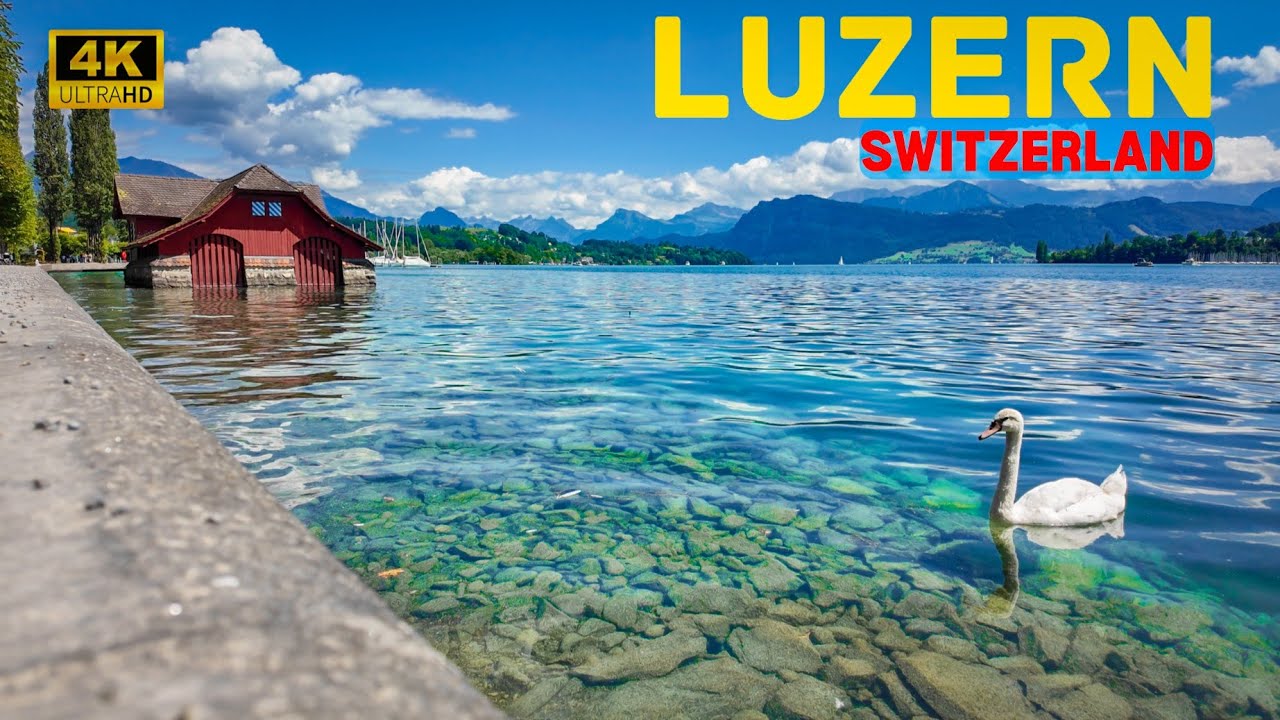You Need To See Lucerne Like This | 4K Walking Tour Switzerland