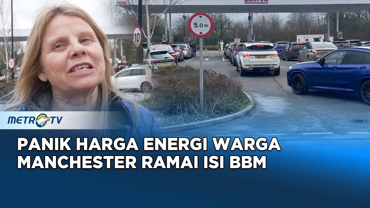 Ketakutan Harga BBM Naik, Warga Manchester Serbu SPBU