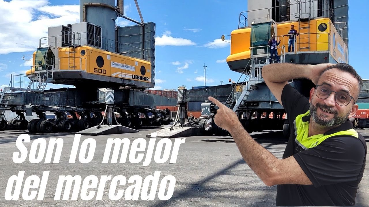 Impactante. Un día dentro de un puerto ¡Operando su mejor grúa!