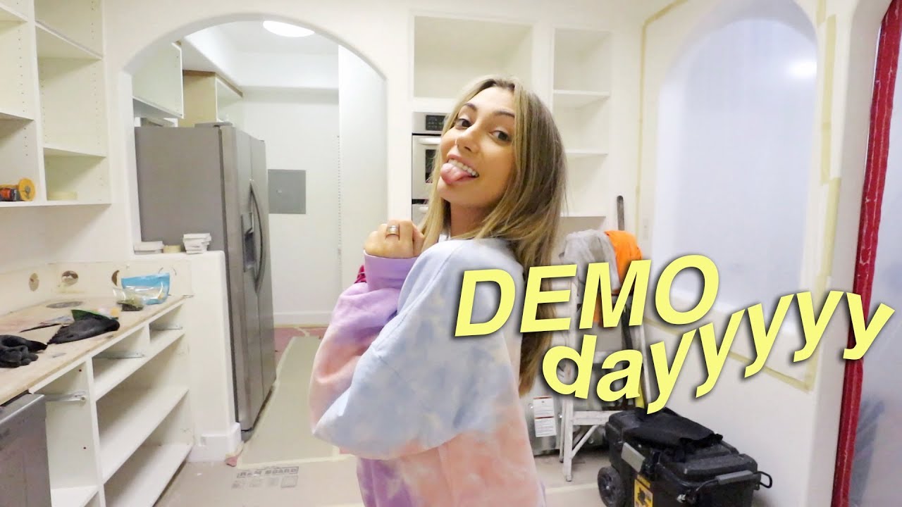 it's DEMO DAY!!! kitchen remodel has begun!!