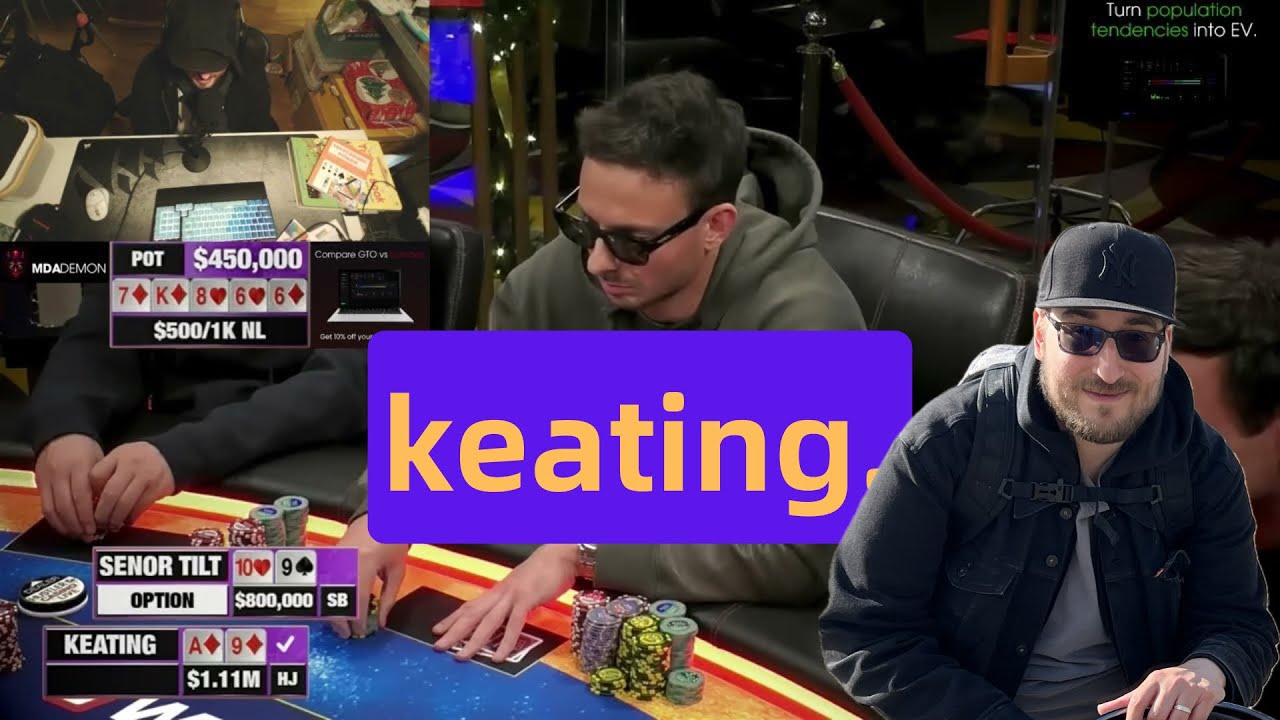 Keating Hits Everything And Senor Tilt Tries To Remain Sane On Hustler Casino Live!? (Part 2)
