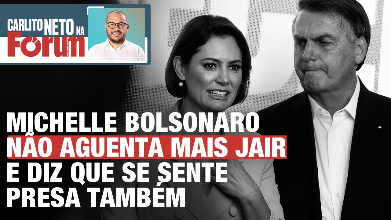 MICHELLE BOLSONARO NÃO AGUENTA MAIS JAIR E DIZ QUE SE SENTE PRESA TAMBÉM