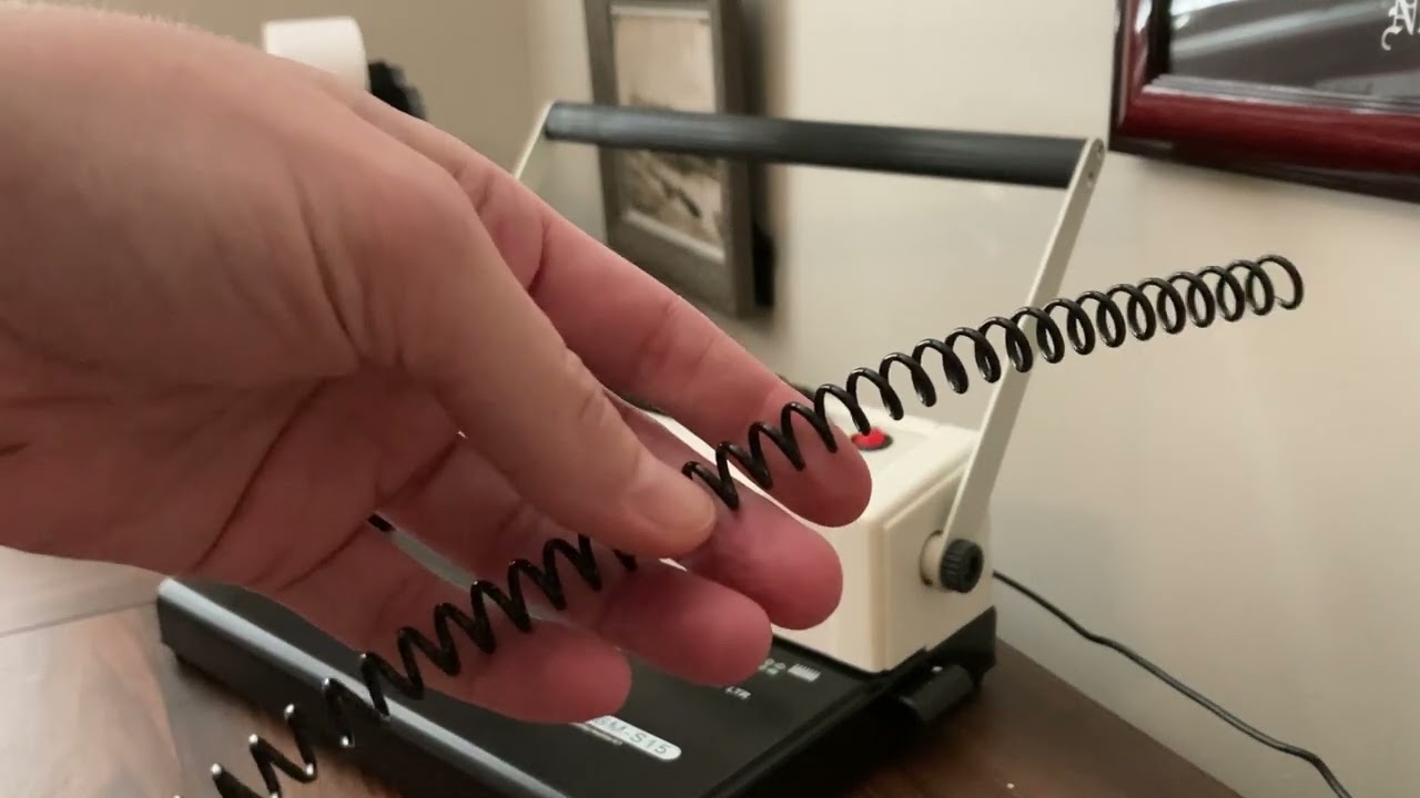 Обзор машины для переплета спиралью MAKEASY — ручной дырокол с электрическим устройством для уста...