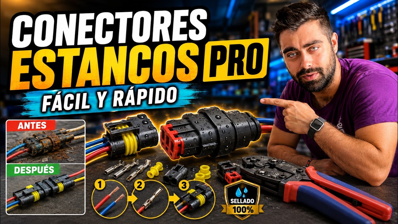 CÓMO HACER CONECTORES, ESTANCOS PROFESIONALES: Montar de forma fácil.￼