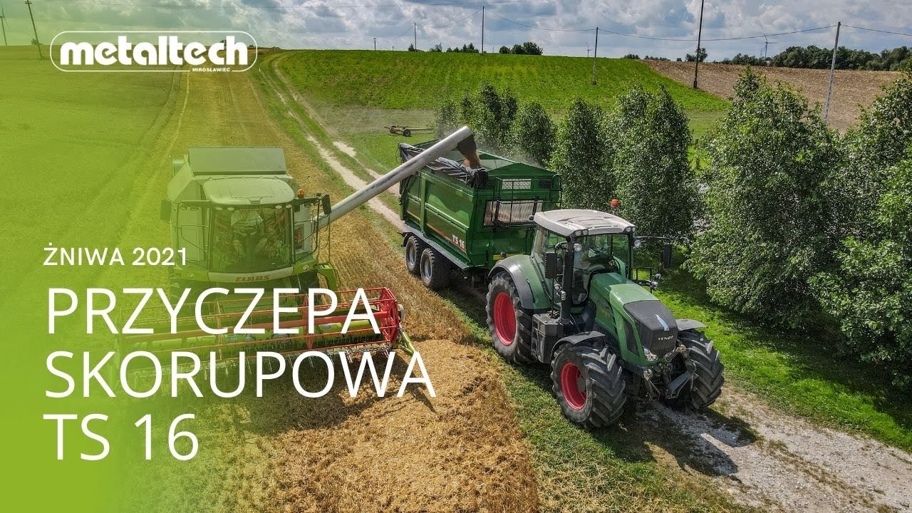 METALTECH | Przyczepa skorupowa TS żniwa 2021 🚜 Kujawsko - pomorskie 🔥