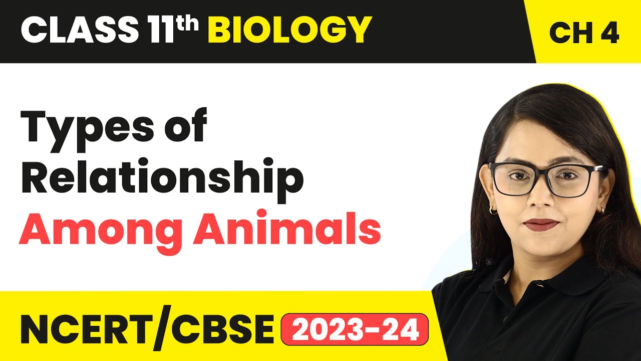 Types of Relationship Among Animals - Animal Kingdom | Class 11 Biology Chapter 4 | NCERT/CBSE