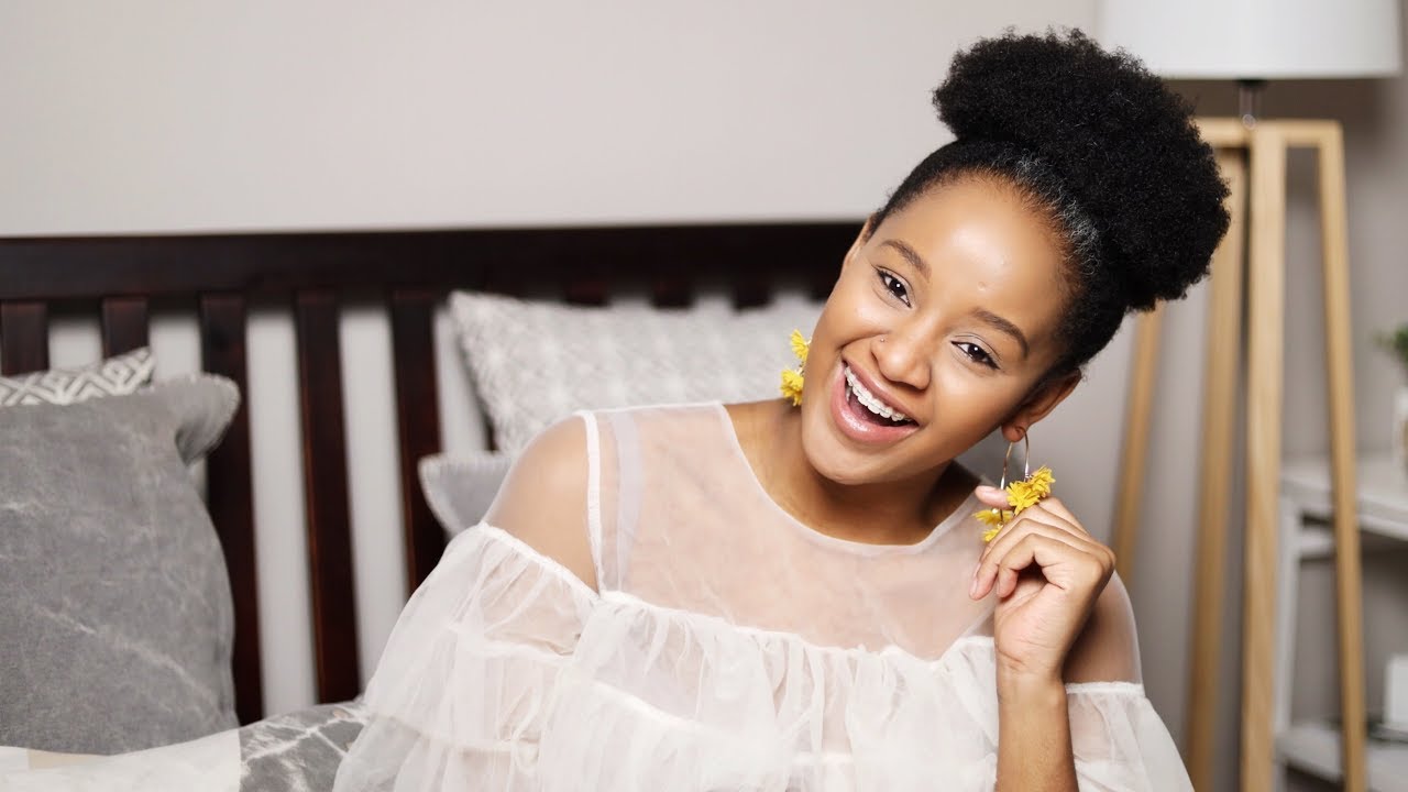 Products for my 4c natural hair  | Create my go -to look without gel.