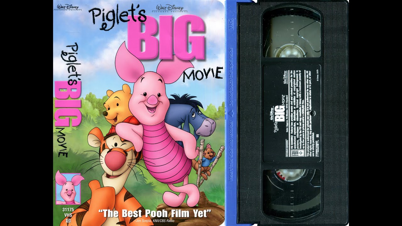 Opening/Closing to Piglet's Big Movie (US VHS; 2003)