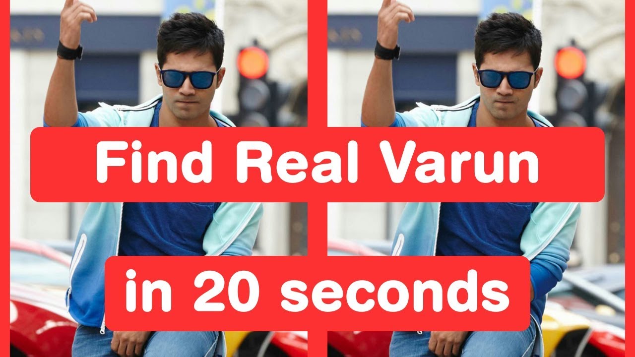 Find Real Varun Dhawan in 20 seconds - Judwaa 2 Challenge