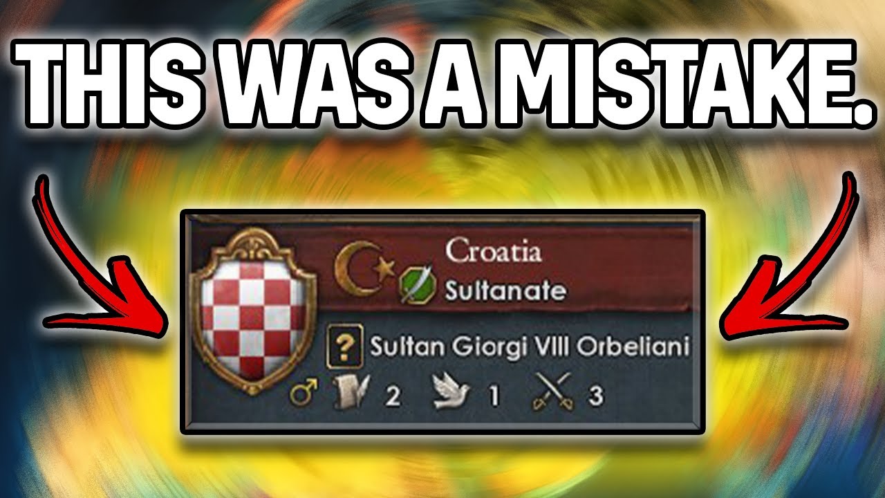 I had to form SHIA, TATAR CROATIA starting as IMERETI...