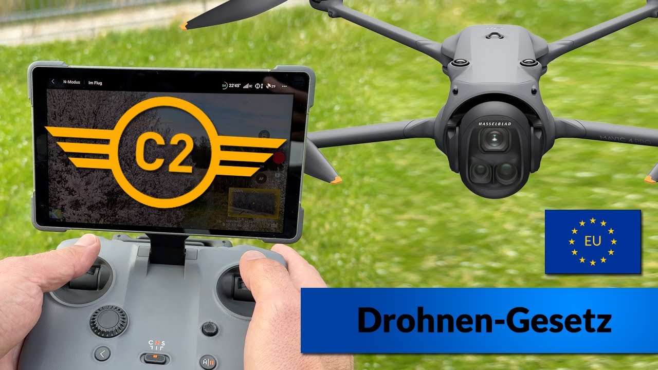 Drohnenklasse C2 - EU Drohnenverordnung  [ DJI Mavic 4 Pro Drohnen Gesetz ]
