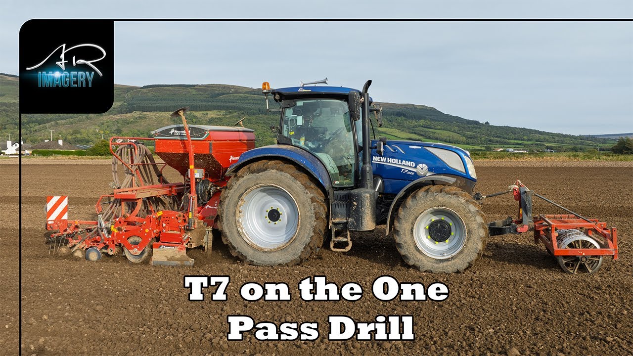 New Holland T7.225 Blue Power | Kverneland 3m E DRill | Lets Drill