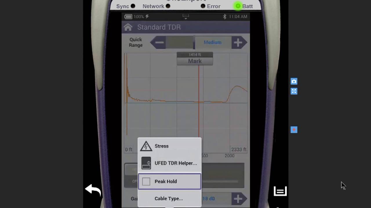VIAVI Solutions - ONX 580 OneExpert : TDR Standard Mode Overview -