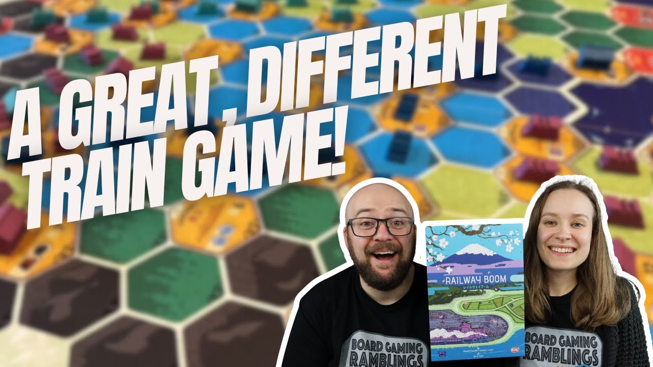 A train game with a boom! - Railway Boom Board Game Review