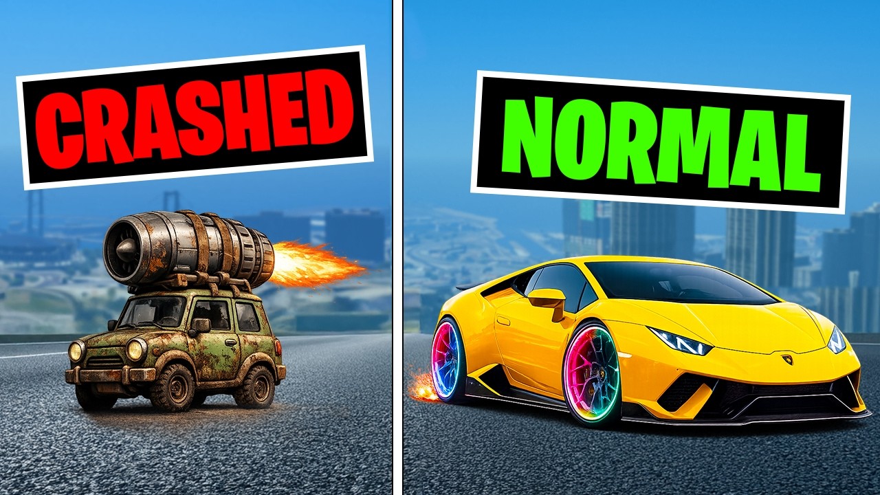 Everytime I CRASH my Car CHANGES in GTA 5 RP