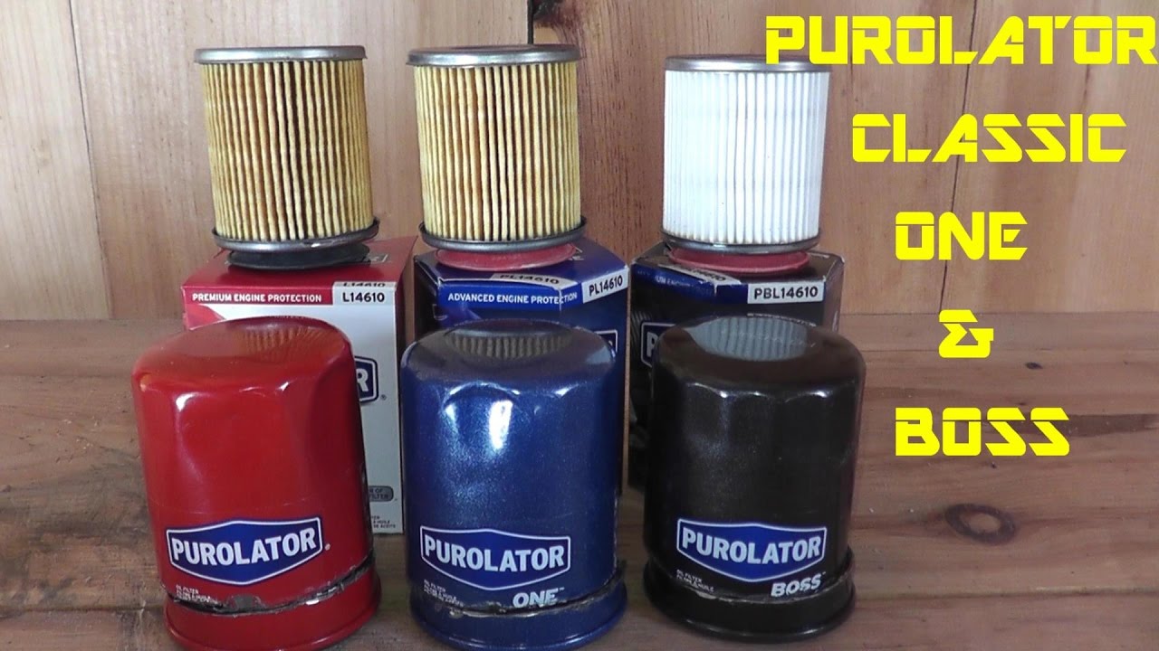 Purolator Classic - Purolator One - Purolator Boss Oil Filter Review | Purolator Oil Filters